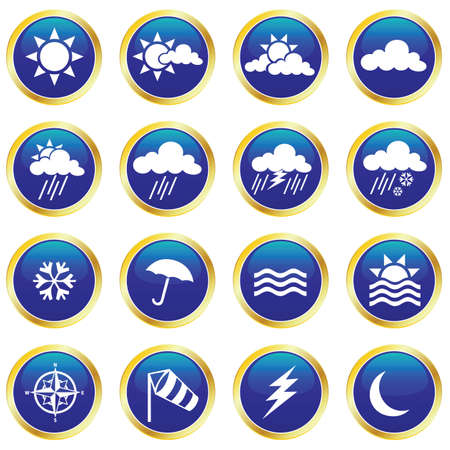 weather iconsのイラスト素材