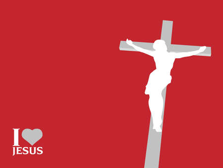 i love jesusのイラスト素材