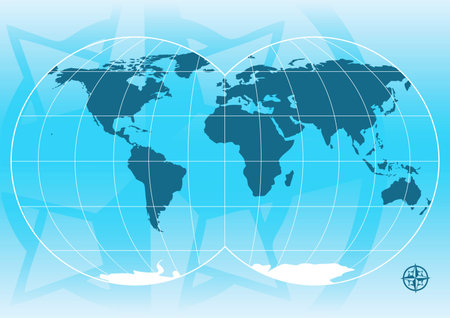 world mapのイラスト素材