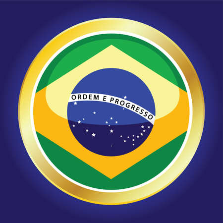 flag of brazilのイラスト素材