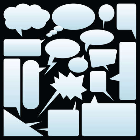 dialog bubblesのイラスト素材