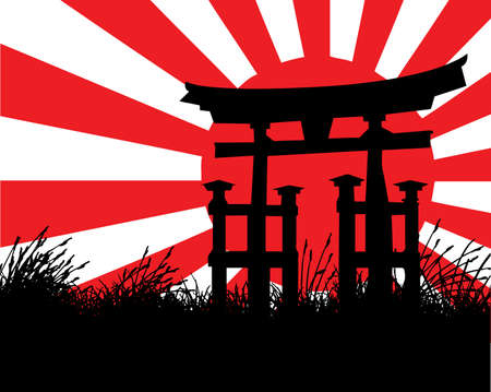 japanese styleのイラスト素材