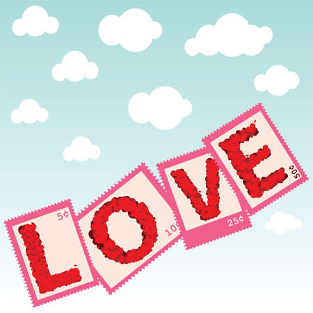 love is in the airのイラスト素材