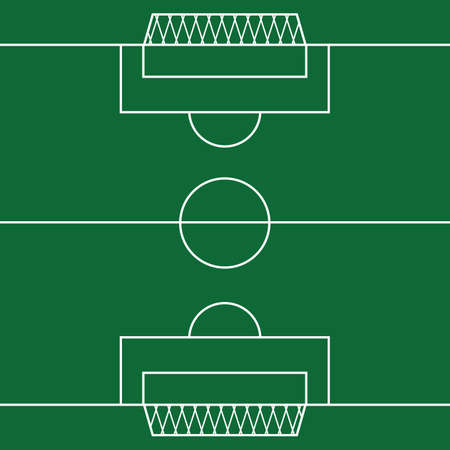soccer fieldのイラスト素材