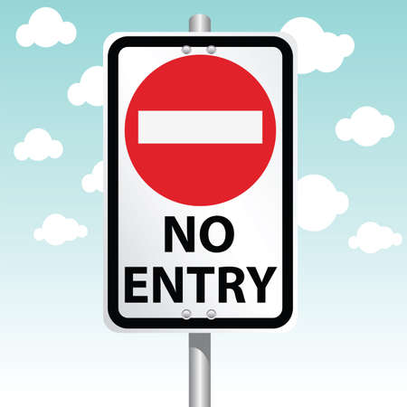 no entryのイラスト素材