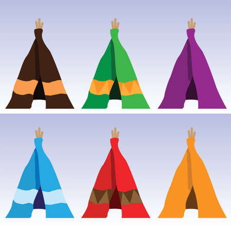 tentsのイラスト素材