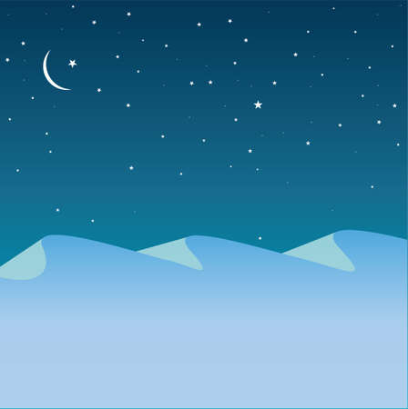 arctic mountainsのイラスト素材