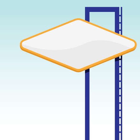 outdoor billboardのイラスト素材