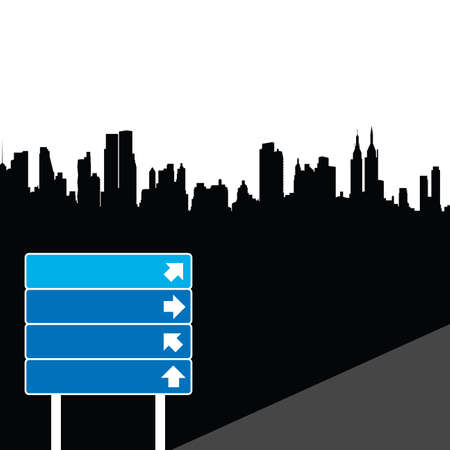 direction signのイラスト素材