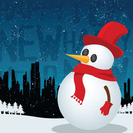 snowmanのイラスト素材