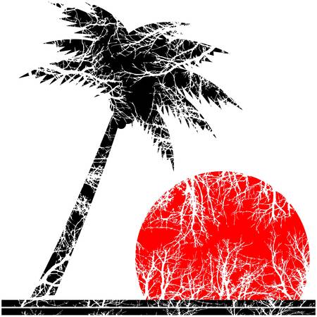 palm treeのイラスト素材