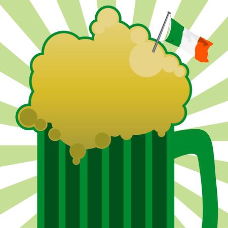 green beerのイラスト素材