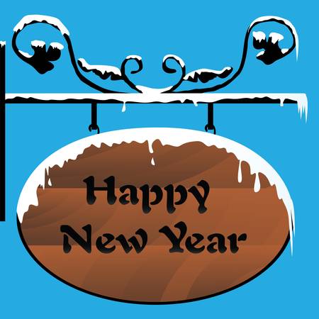 happy new yearのイラスト素材