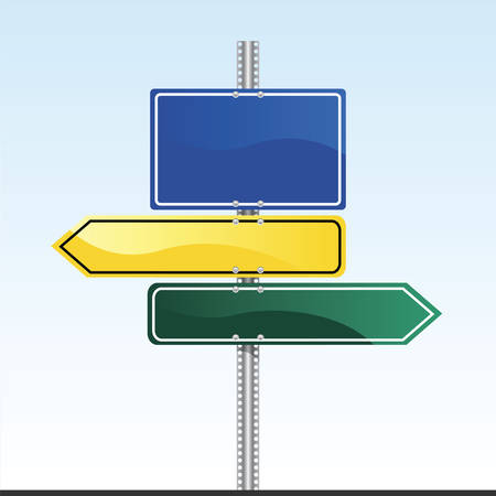 direction signsのイラスト素材