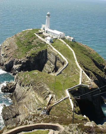 South Stack Light House, Anglesey, Wales, UKの写真素材