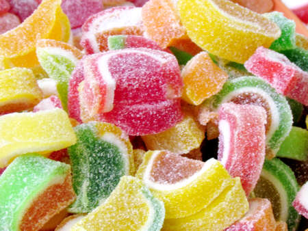 Fruit candy on bazaar in Tel Aviv, Israel                              の写真素材