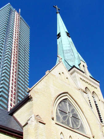 St. Basil's Church affiliated with St. Michael's College, University of Toronto Ontario, Canadaのeditorial素材