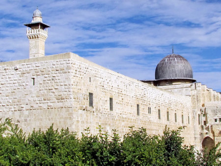 Al-Aqsa Mosque in the old city of Jerusalem, Israel
