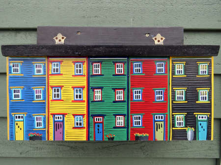 Post box in St. John's city in Newfoundlandのeditorial素材
