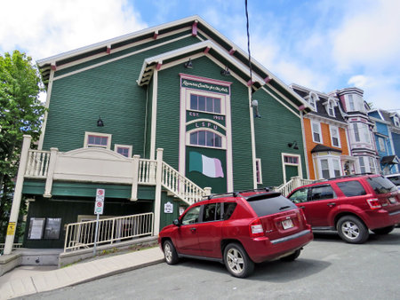 St. John's cityi in Newfoundland, 15 June 2016 Canadaのeditorial素材