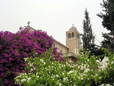 Trappist Monastery in Latrun , Israel, May 1, 2004の写真素材
