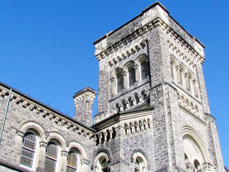 Part of main building of the University of Toronto in Toronto, Canada,October 23, 2015のeditorial素材