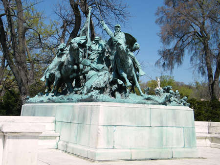Cavalry group of Grant Memorial in Capitol Hill, Washington DCのeditorial素材