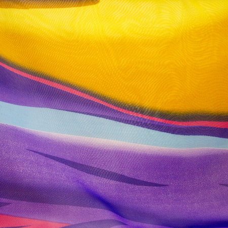 Multicolored textured fabric background