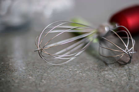Stainless Steel Whisks for beating to blenders and mixers.の写真素材