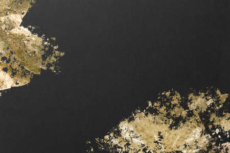 Elegance Christmas Background Texture Luxury Glitter Frame Gold Leaf New Year's Card New Year Retro Antiqueの写真素材