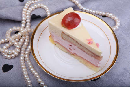 red grape cakeの写真素材