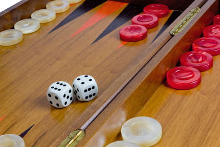 Backgammon Boardの写真素材