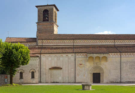Exterior of the Duomo in Spilimbergo, Italyの写真素材