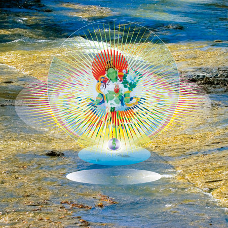 combination of real images with digital designs to build representative symbolic imagesの写真素材