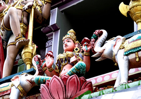 Statue in the temple, Kathmandu, Nepal