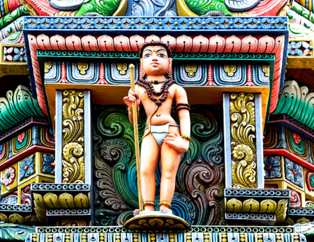 Hindu temple in Kathmandu, Nepal. Hindu temple.