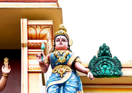 Statue in temple, Thailand.の写真素材