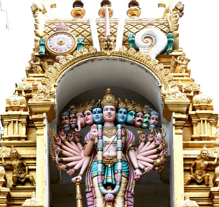 Hindu God in the Hindu temple, Thailand.