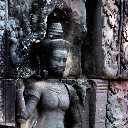 Angkor Wat, Siem Reap, Cambodia in a summer day