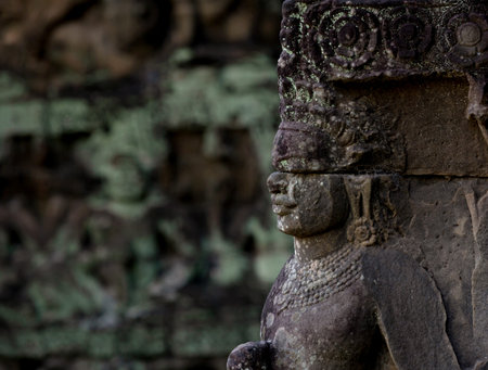 Statue at Angkor Wat, Siem Reap, Cambodia
