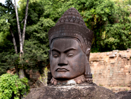 Buddha statue in Prasat Nakhon Ratchasima, Thailandの写真素材