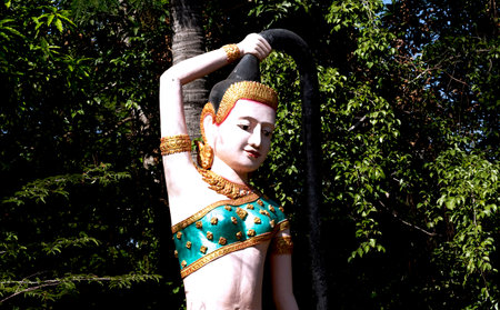 Statue in the park, Thailand.の写真素材