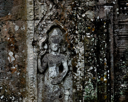 Buddha statue in Angkor Wat, Siem Reap, Cambodia