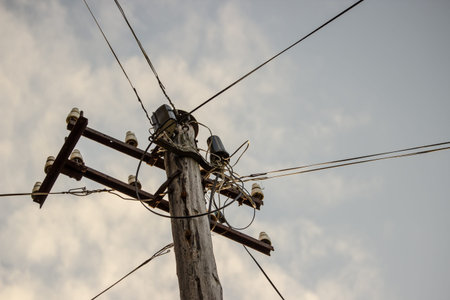 Electricity Pylonの写真素材