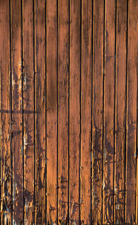Rustic Wood Panels with Torn Paintの写真素材