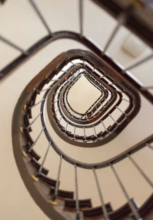 Inside a Stair Caseの写真素材