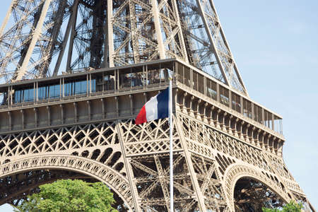 The Eiffel Tower in Paris, Franceの写真素材