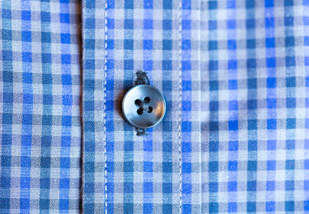 Shirt Button Close Upの写真素材