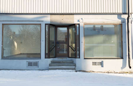 Store Gone Out of Businessの写真素材