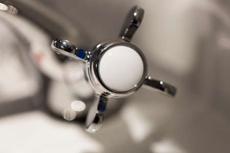 Faucet Handle Close upの写真素材